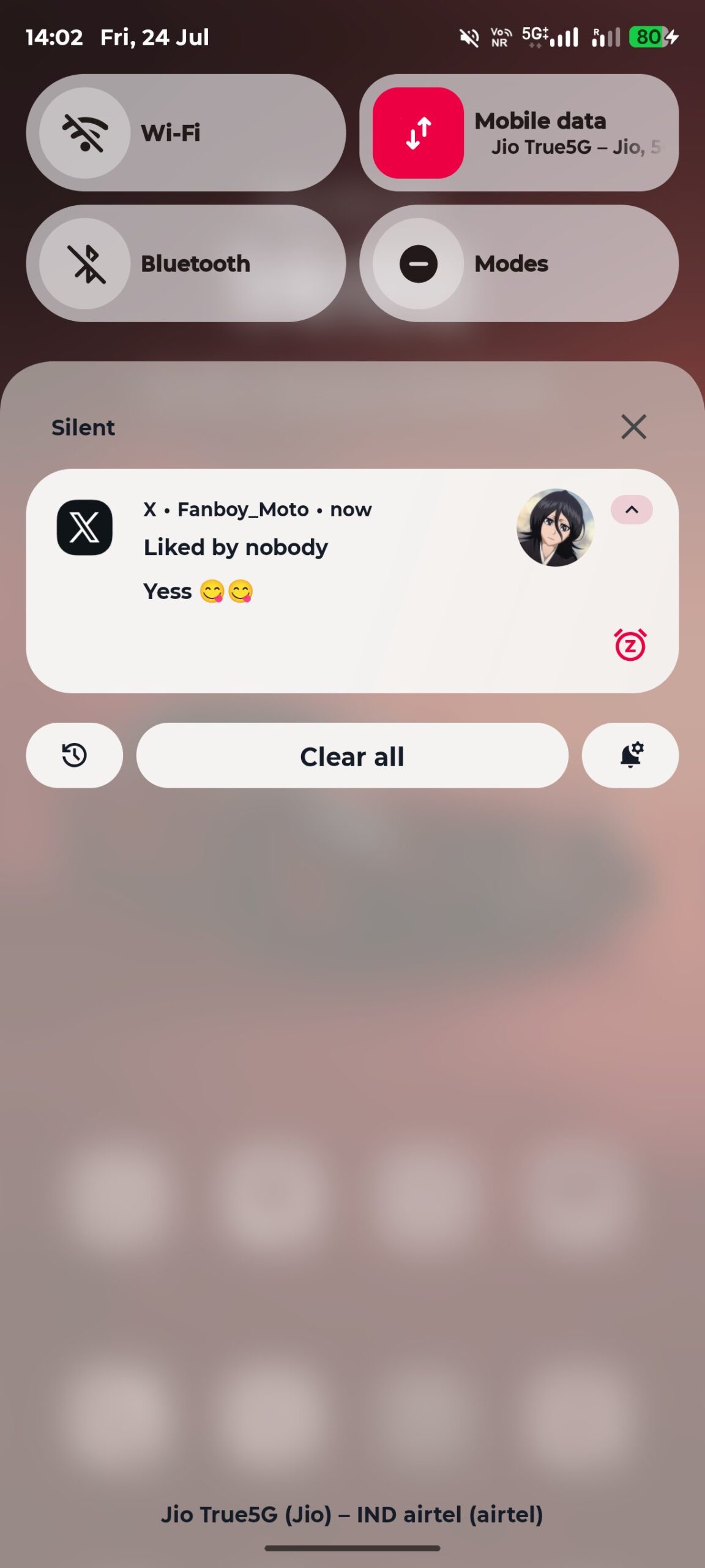 Motorola Android 17 beta - Classic Control Center