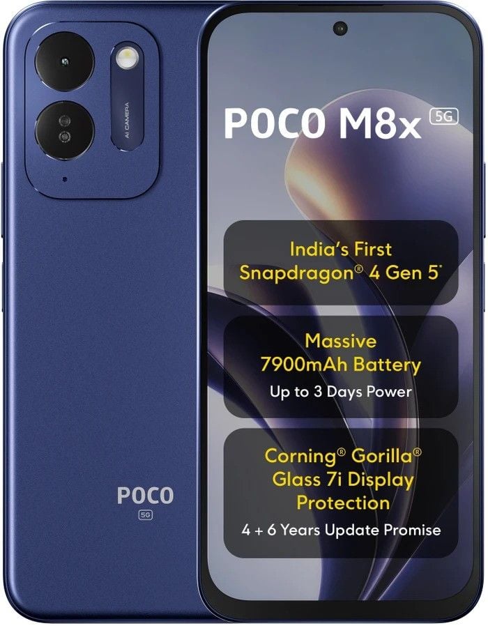 Poco M8x 5G -blue