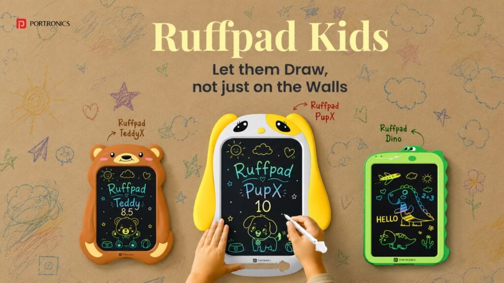 Portronics Ruffpad LCD writing pads
