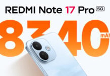 Redmi Note 17 Pro launches with an 8340mAh silicon-carbon battery