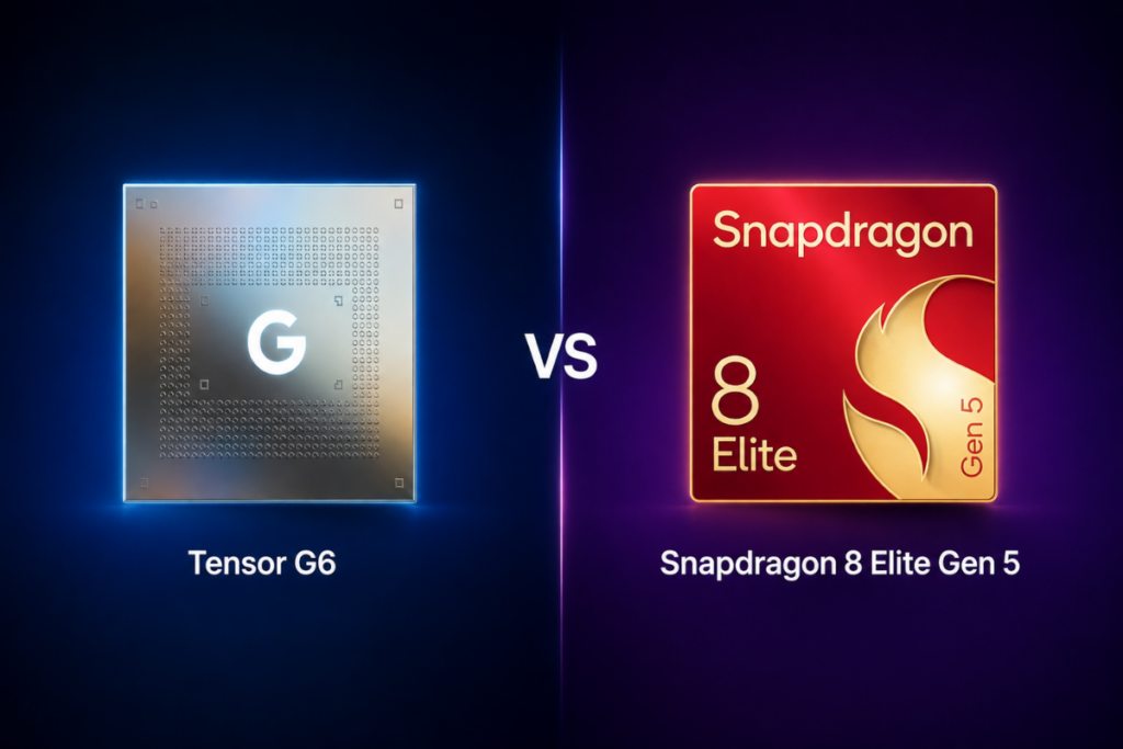 Tensor G6 vs Snapdragon 8 Elite Gen 5