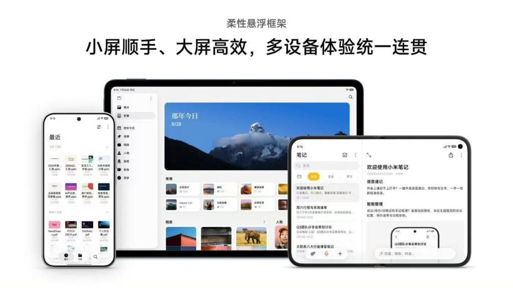Xiaomi wide foldable hint-