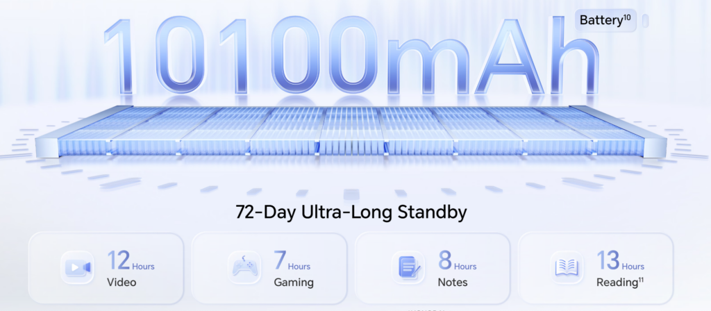 honor Pad 20 Pro battery