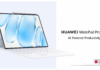 Huawei MatePad Pro 12″ teaser highlights 4.7mm thin, 454g lightweight design ahead of September 2 global launch