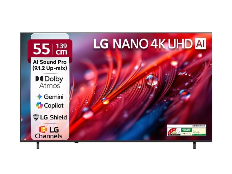 LG NANO 4K UHD AI TV 55-inch