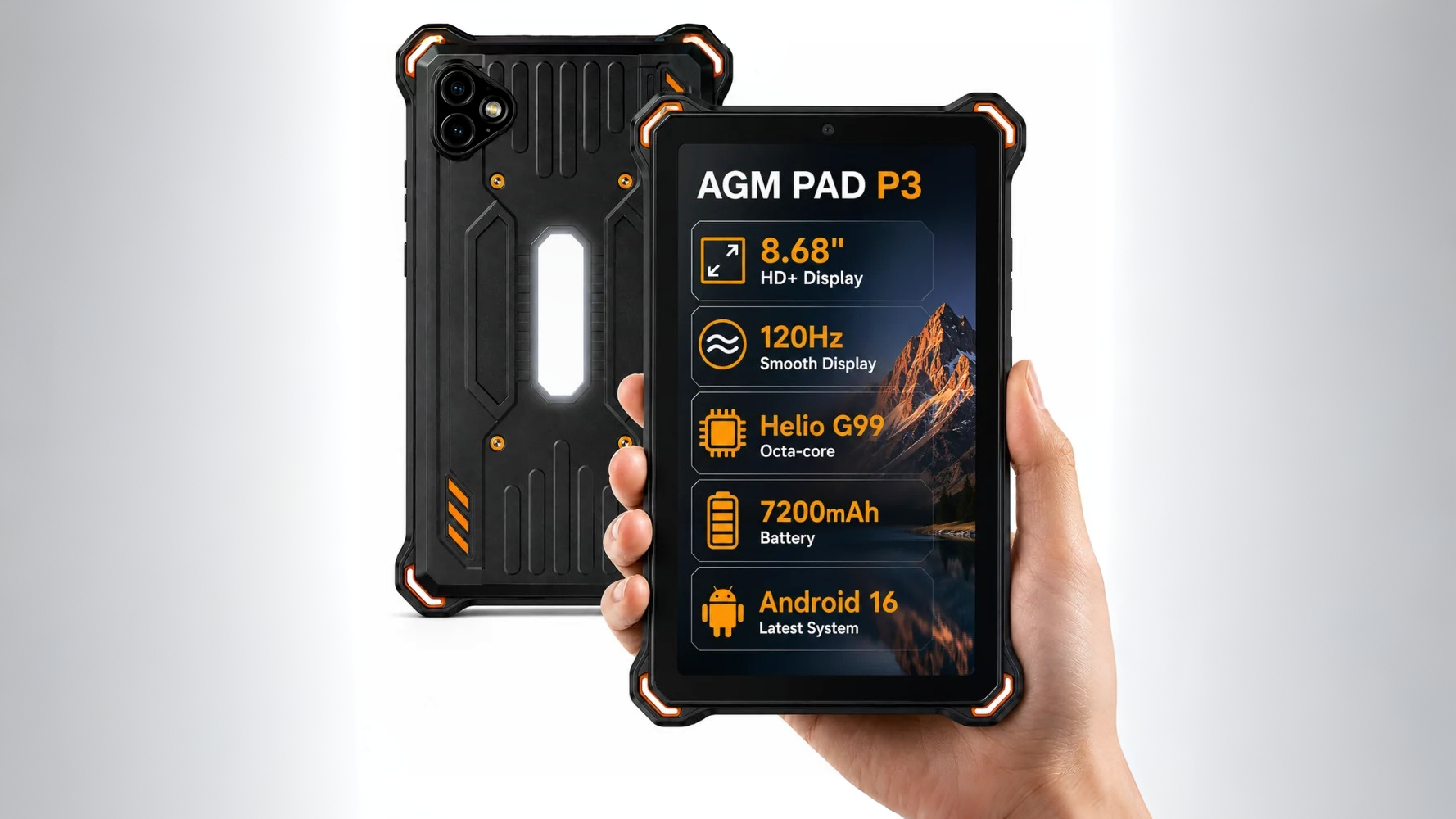 AGM Pad 3 Compact launches with 8.68′′ display, MediaTek Helio G99 chipset, rugged build