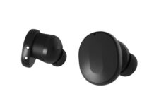 Fairbuds 2 leaked renders reveal addition of stems Leaked render showing the black Fairbuds 2 wireless earbuds from two different angles.
