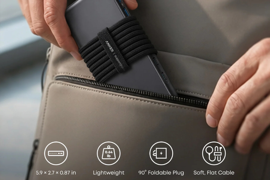 Anker 150W Travel Chargin Adapter Features