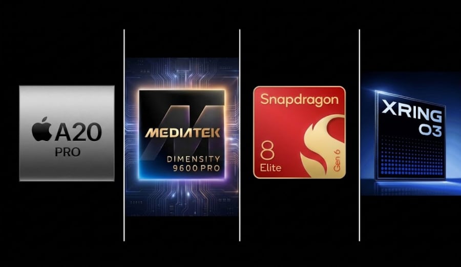 2026 flagship chips compared: A20 Pro leads single-core, XRING O3 tops multi-core