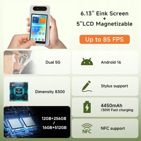 Bigme HiBreak Dual 3 Specs