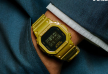 Casio launches new collab DW-5600 G-Shock watch in the US with flashy gold makeover Casio DW-5600BEP-9 BlackEyePatch G-Shock