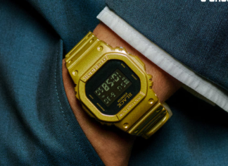 Casio launches new collab DW-5600 G-Shock watch in the US with flashy gold makeover Casio DW-5600BEP-9 BlackEyePatch G-Shock