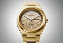 Citizen launches gorgeous gold-tone Eco-Drive watch with super titanium and solar power Citizen Zenshin AW0132-55P watch
