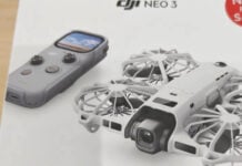DJI Neo 3 leak shows a reworked body and a screened remote controller DJI Neo 3 leak