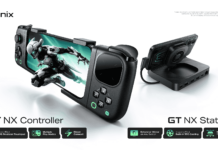 Infinix GT NX Controller and GT NX Station dock for mobile gaming devices.