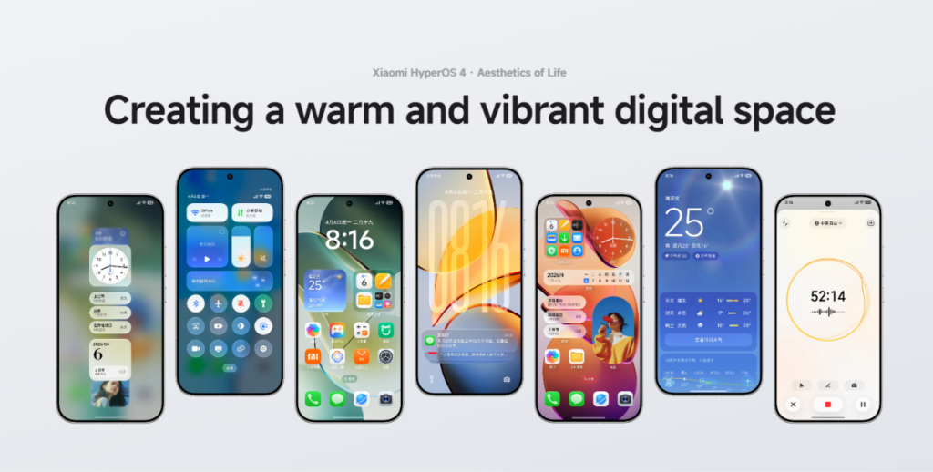 HyperOS 4 Soft Light Glass UI