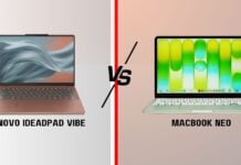 Lenovo IdeaPad Vibe vs Macbook Neo