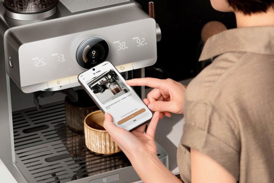 Mijia Smart Italian Semi-Automatic Coffee Maker Pro app control