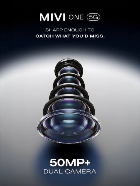 Mivi One 5G 50MP camera