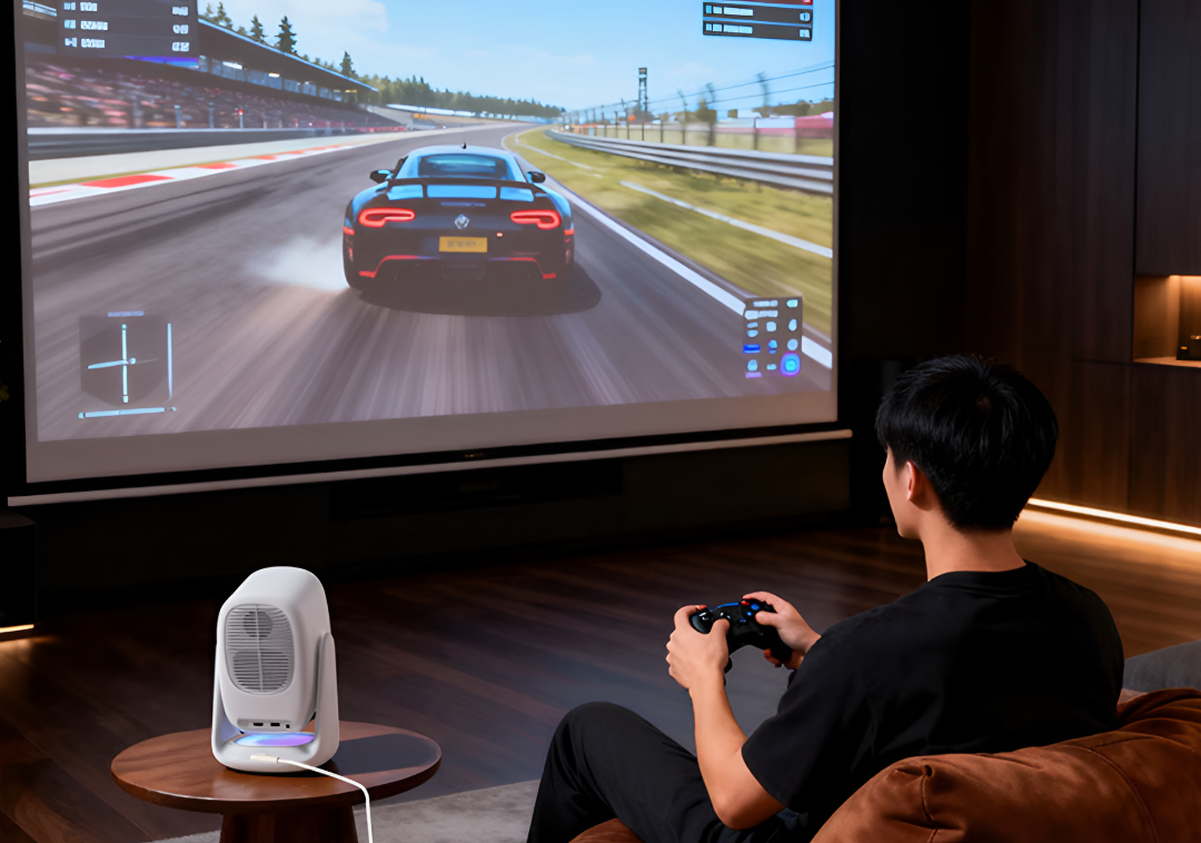 OBE launches C5 Pro 1080p projector with 600 CVIA brightness, integrated gimbal & 10W audio