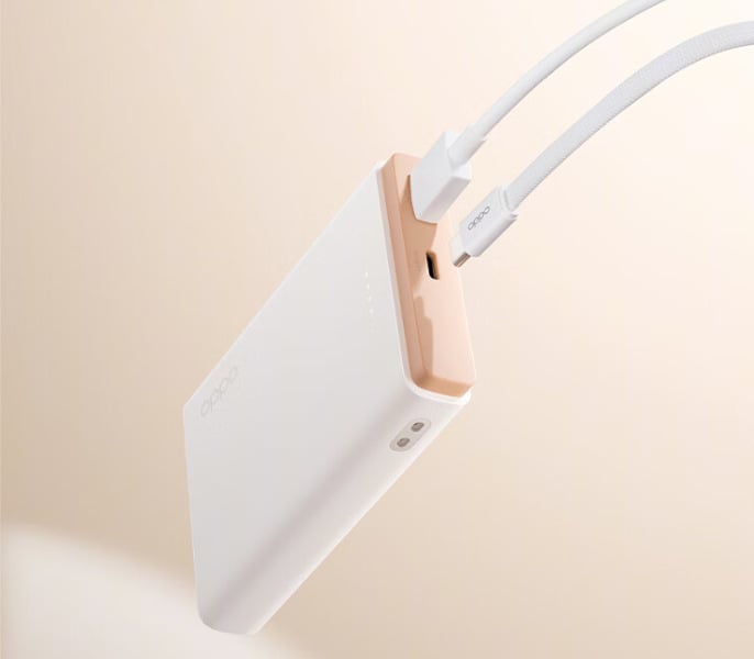 Oppo 33W 10000mAh powerbank ports