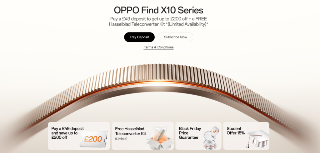 Oppo Find X10 series pre-order UK