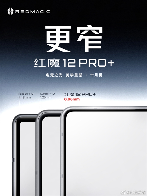 RedMagic 12 Pro+ display bezel
