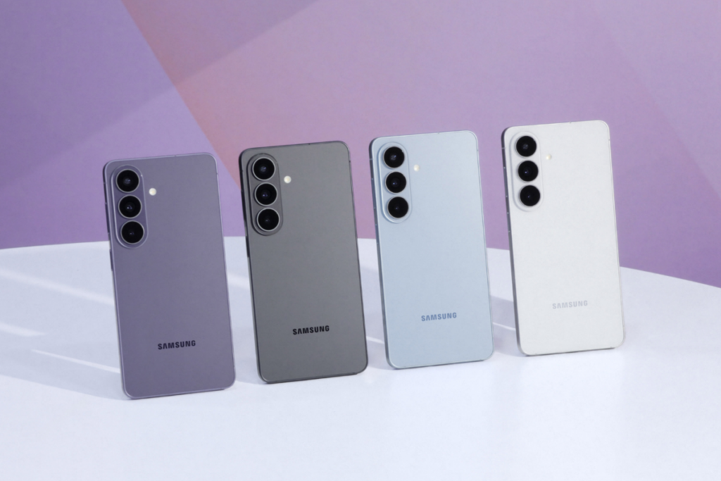 Samsung Galaxy S26 colors