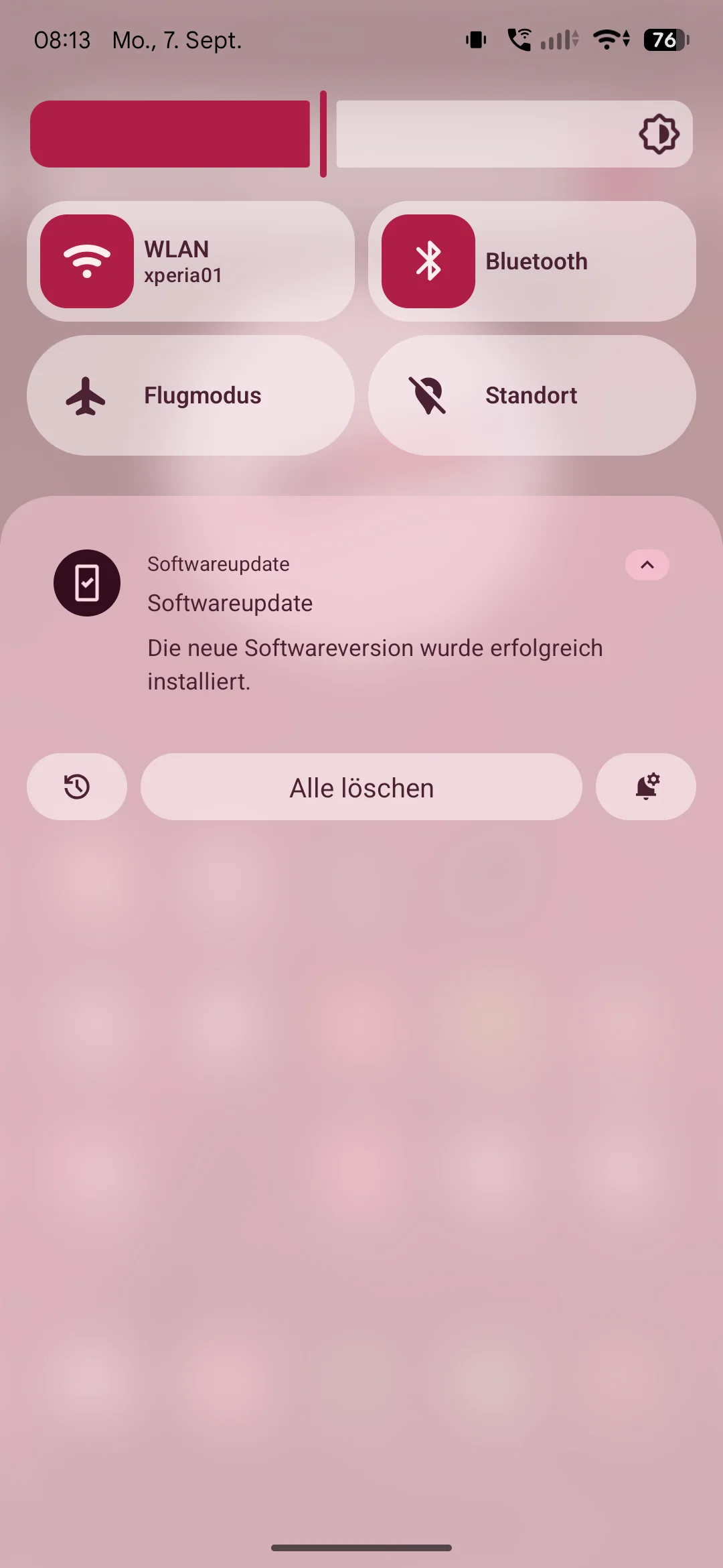 Sony Xperia 1 VIII Android 17 UI
