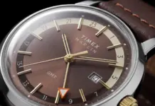 Timex launches two stunning Marlin GMT watches with ice blue and chocolate brown dials Timex Marlin Quartz GMT watches