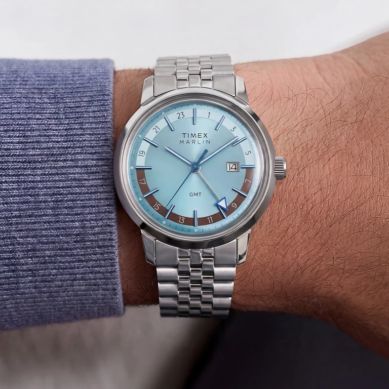 Timex Marlin Quartz GMT watches