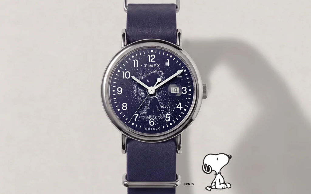 Timex Peanuts Weekender Astronomy watch