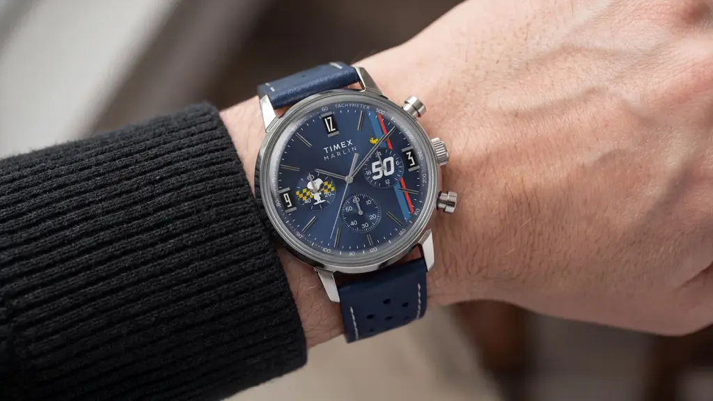 Timex Snoopy-themed retro chronographs