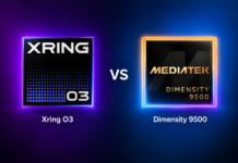 Xring O3 vs Dimensity 9500: Benchmark score, spec sheet, and more Xring O3 vs Dimensity 9500