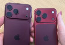Burgundy iPhone 18 Pro turns red in 3 weeks, and nobody knows exactly why Two iPhone 18 Pro units showing a noticeable color shift from burgundy to red.