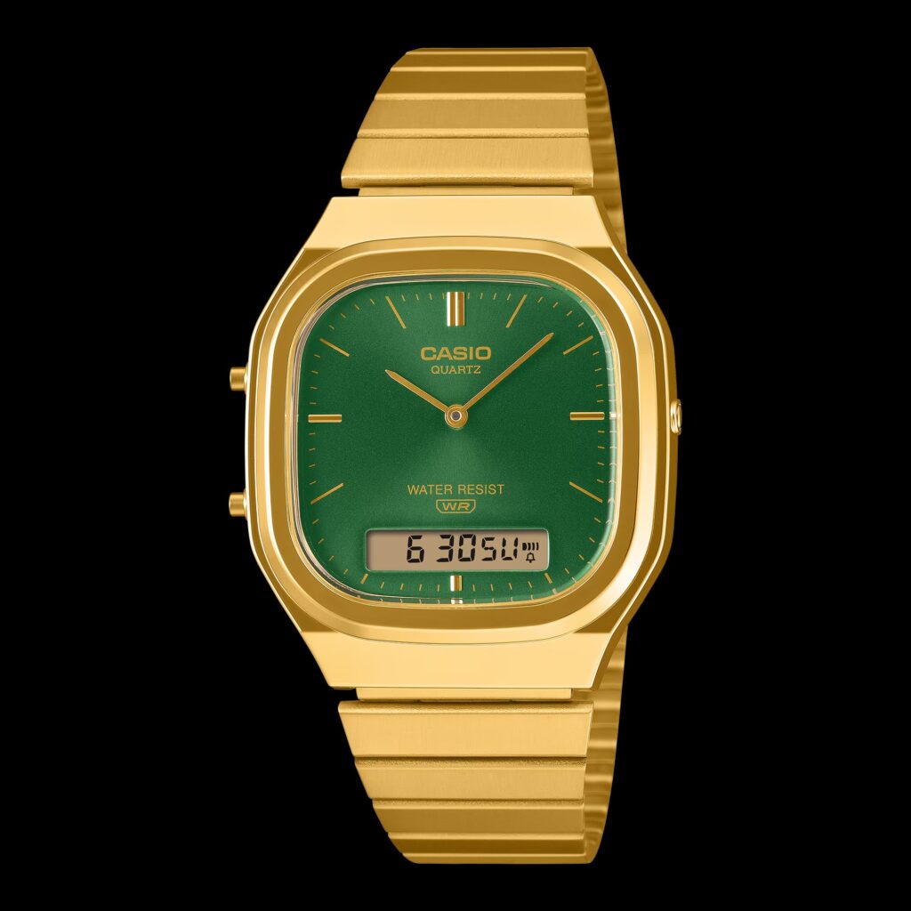 Casio AQ-240EG-3A and AQ-230GA-3AMQY watches