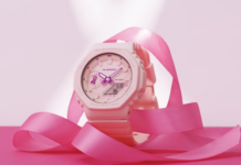 Casio launches pastel pink G-Shock watch in the US with a special pink ribbon detail Casio G-Shock GMAS2100PR-4A