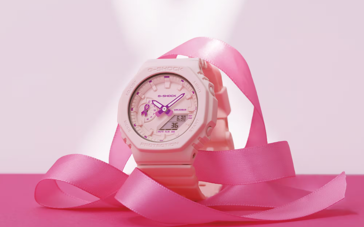 Casio launches pastel pink G-Shock watch in the US with a special
