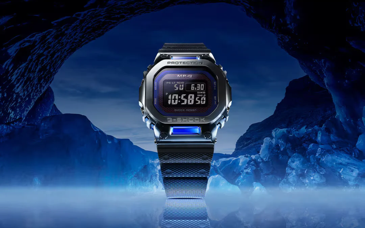 Casio launches two stunning square G-Shocks with lab-grown blue sapphires