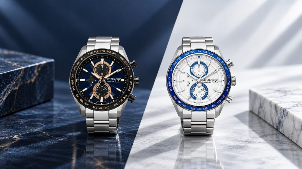 Citizen Attesa radio-controlled watches