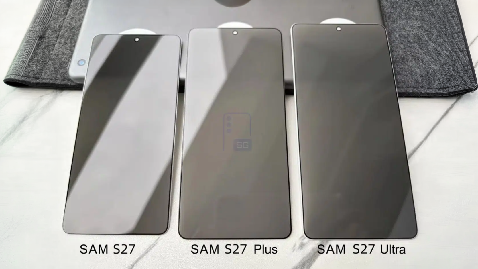 Galaxy S27 series screen protectors hint at front design; RAM and storage configs tipped