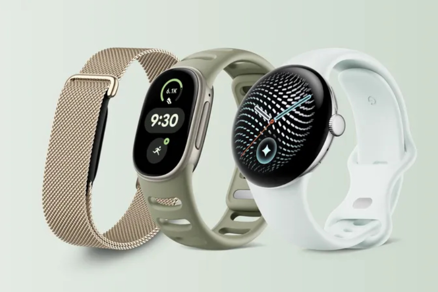 Google Fitbit Edge Positioning