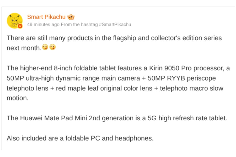 Huawei Mate X8 Leak