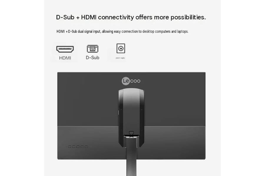Lenovo Lecoo M2460 monitor ports