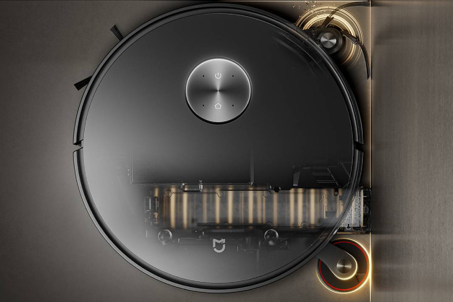 Mijia Robot Vacuum and Mop 7 Max cleaning