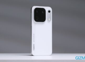 Oppo launches Find X10 and Find X10 Pro Max globally, but with smaller batteries The white Oppo Find X10 Pro Max smartphone stands upright against a grey background.
