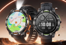 Rollme launches Hero K1 rugged smartwatch with offline GPS maps, LED flashlight & 40-day battery Rollme Hero K1 rugged smartwatch