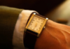 Timex launches new vintage-inspired rectangular watch with two interchangeable straps Timex WM Brown Rectangle watch