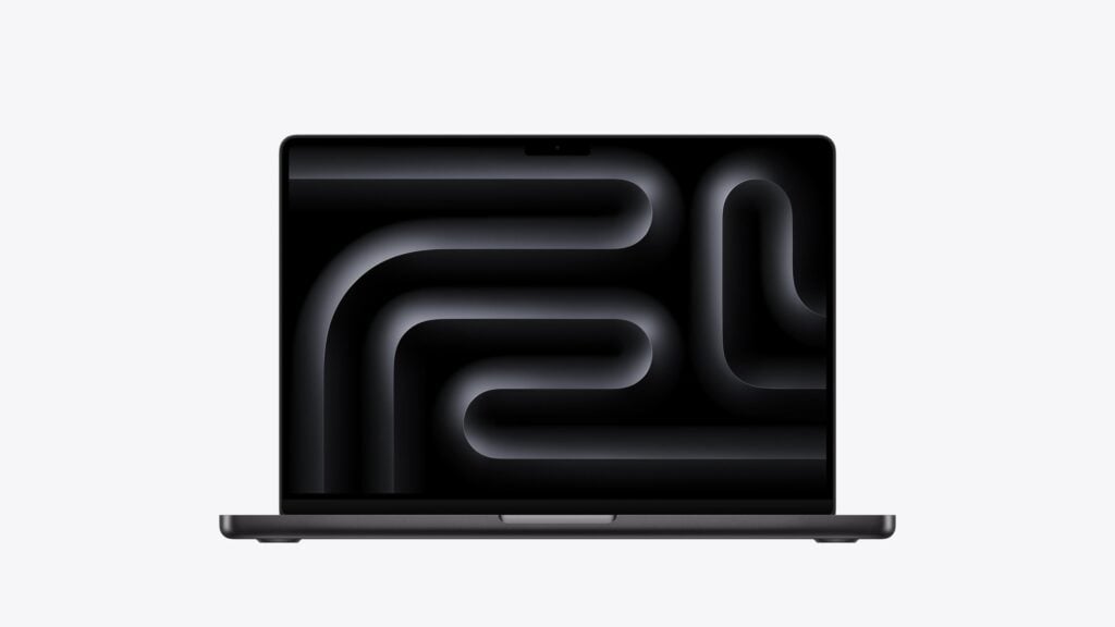 MacBook Pro 14" with M6 chip in Space Black color