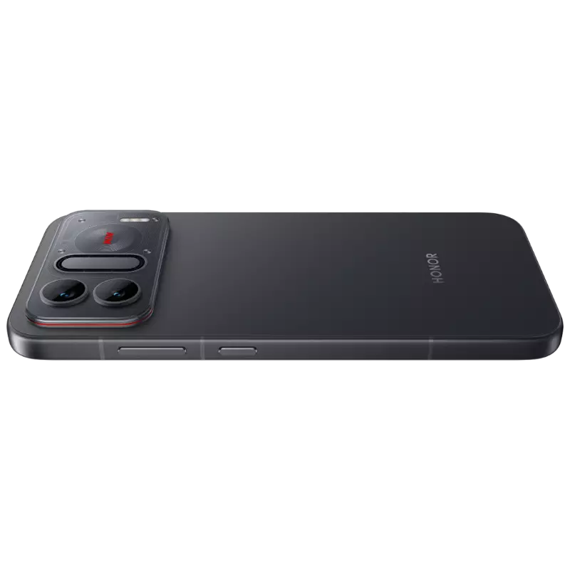 Rear view of the Honor Win RT 2 in Quick Black